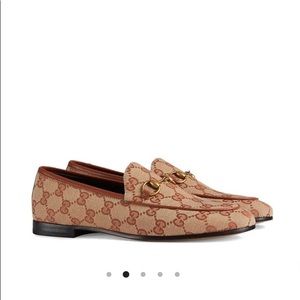 Brand new Gucci jordaan beige loafers size 36,